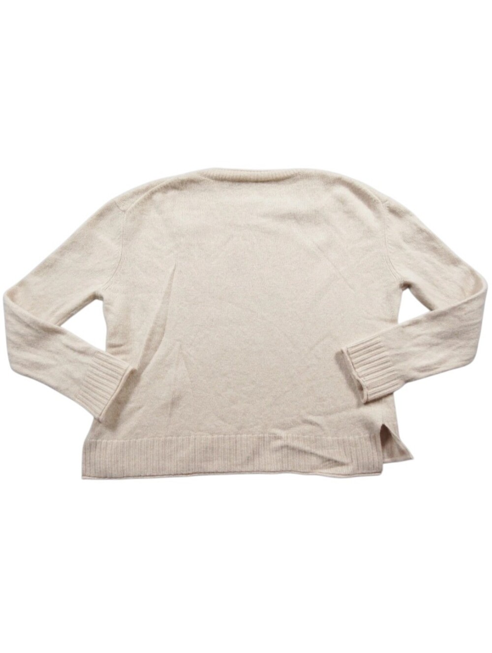 Jenni Kayne Everyday Sweater Oatmeal Womens Large Pullover Minimalist Coastal - Picture 4 of 9